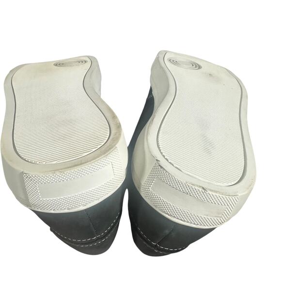 Mellow Walk Black Leather Sneakers Women’s 10 E Wide Non-Slip Work Shoes - Picture 5 of 10